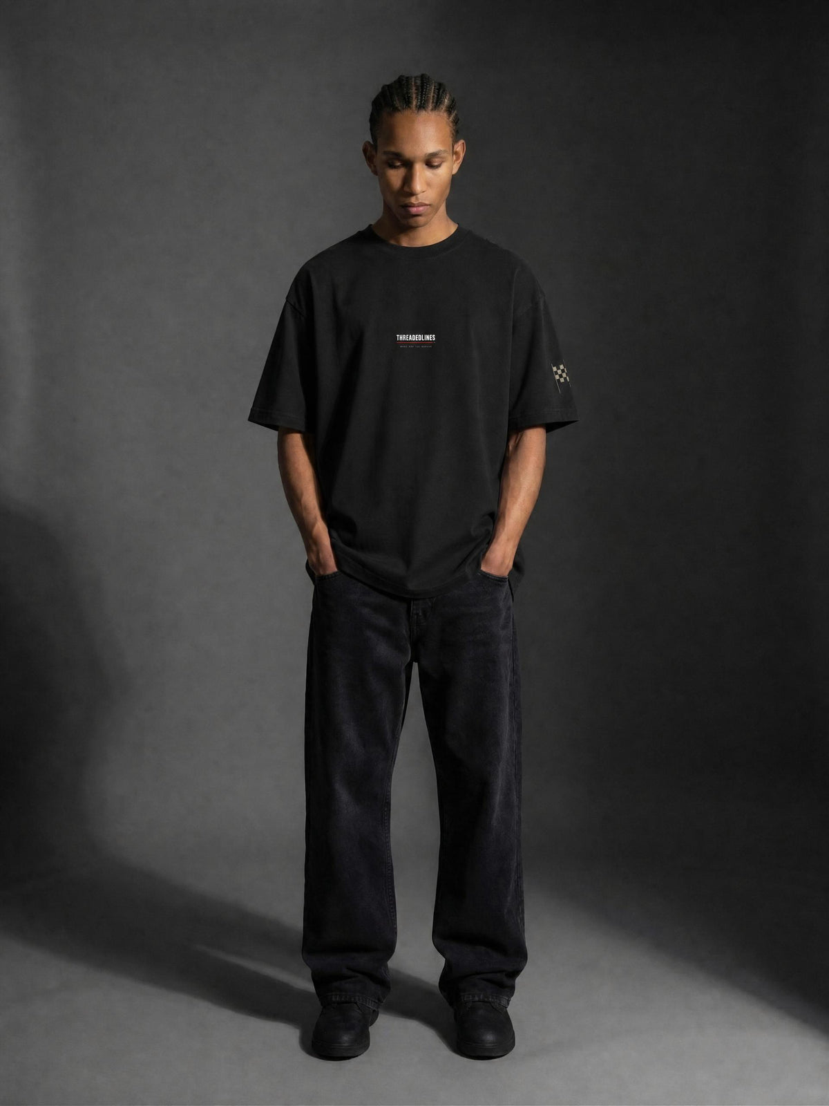 Threaded Lines Redline tee